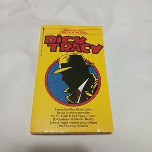 Dick Tracy by Max Allen Collins 1990 Movie Novelization Walt Disney Paperback